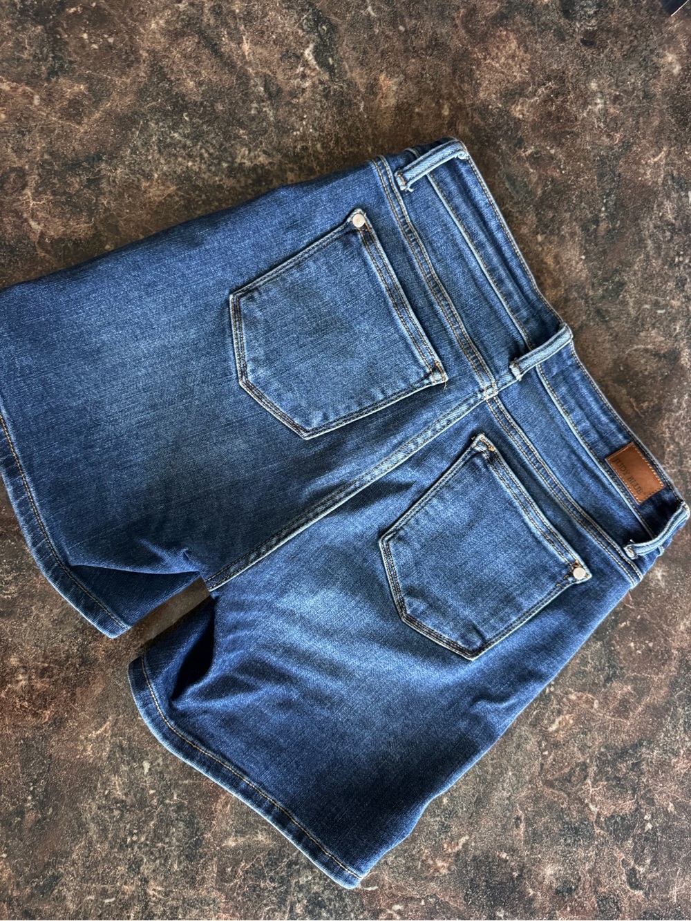 Judy Blue Classic Denim Shorts - Blue